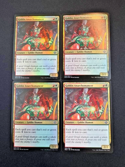 X4 - Goblin Anarchomancer - (X3 FOIL) - Modern Horizons 2 - Pack Fresh - Image 1