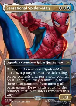 MTG Magic 1 x Sensational Spiderman #25 x 1 - SPE - FOIL - Image 1