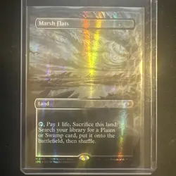 Marsh Flats (Borderless) (Dragonscale Foil) Special Guests Foil - Image 1