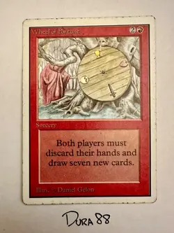 MTG Wheel of Fortune Unlimited (Moderate Play) Magic The Gathering - Image 1