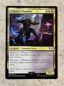 MTG NM Primaris Chaplain [Warhammer 40K] - Image 1