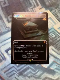 MTG Surge Foil Balin's Tomb - Ancient Tomb NM Unplayed Commander: LotR - Image 3