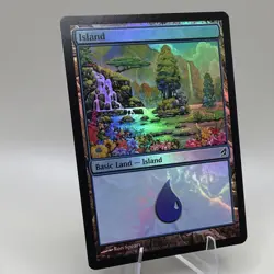 Magic: The Gathering Island Foil Basic Land 2007 Ron Spears Art Lorwyn #287 - Image 1