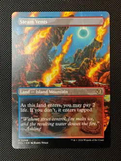 Steam Vents – Borderless – Lorwyn Eclipsed – #348 – NM - Image 2
