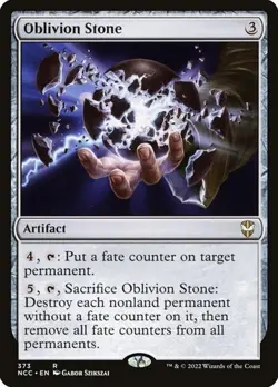Oblivion Stone Streets of New Capenna Commander NM MTG - Image 1