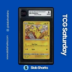 2021 POKEMON MCDONALD'S 25TH ANNIVERSARY SPECIAL EDITION PIKACHU FOIL KSA 9 - Image 1