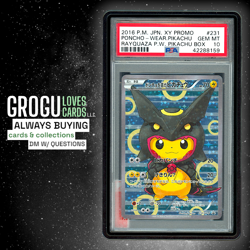 Pokemon - Poncho Pikachu Rayquaza XY Promo 231/XY-P PSA 10 GEM MINT - Image 1