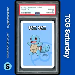 2019 POKEMON OLD MAID SQUIRTLE PSA 10 - Image 1