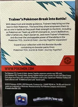 Pokemon TCG Journey Together Booster Bundle 6 Booster Packs New & Sealed - Image 2