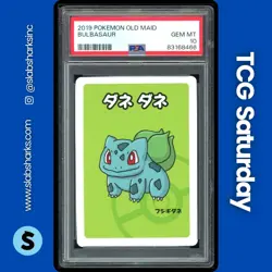 2019 POKEMON OLD MAID BULBASAUR PSA 10 - Image 1
