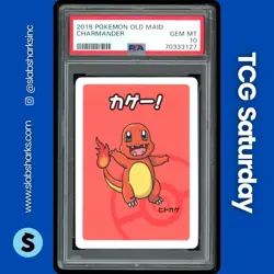 2019 POKEMON OLD MAID CHARMANDER PSA 10 - Image 1