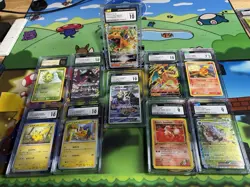 Pokemon TCG Lot Of 10 CGC Slabs - Image 1