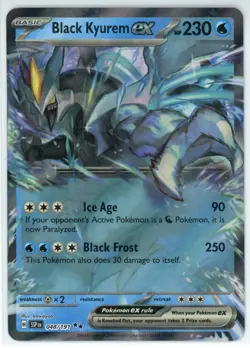 BLACK KYUREM EX 048/191 SURGING SPARKS POKEMON (DOUBLE RARE, NM) - Image 1
