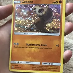Pokemon Cubone 057/131 Miscellaneous Cards Promo Holo 60 HP Burdensome Bone - Image 1