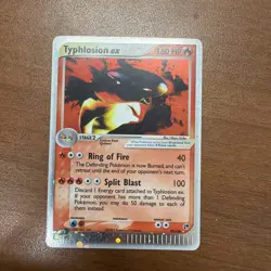 Pokemon Typhlosion EX TCG Ultra Rare Holo Card 99/100 Sandstorm - Image 1