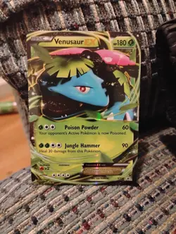 Venusaur EX XY28 - Pokemon TCG XY Promo - Black Star Promos Ultra Rare Holo NM - Image 1