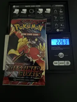 (VERY HEAVY) 22.63g Pokemon TCG Destined Rivals Booster Pack (SEALED)✅ - Image 1