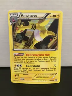 Ampharos 40/124 Holo Rare Pokemon Dragons Exalted - Image 1