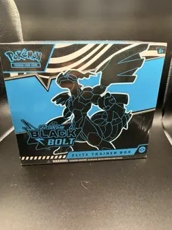 Pokemon TCG Black Bolt Elite Trainer Box (ETB) – Factory Sealed – Ships Fast - Image 1