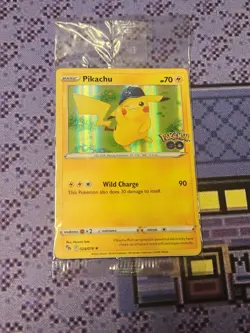 Pokemon SEALED Pikachu 028/078 Pokemon Go Holofoil Promo NM - Image 1