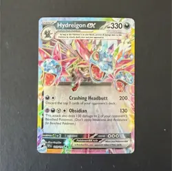 Pokemon Hydreigon EX 119/191 Sv08: Surging Sparks Double Rare Holo 330HP English - Image 1