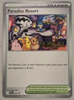Pokemon World Championship 2025 English Paradise Resort SVP 224 Anaheim Promo #2 - Image 1