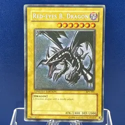 Yugioh Red-Eyes Black Dragon BPT-005 Secret Rare Limited Ed. LP - Image 1