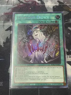 Konami Yu-Gi-Oh! Forbidden Crown Spell Foil BPRO-EN067 1st Edition - Image 1