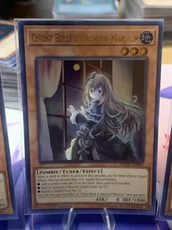 Yu-Gi-Oh Ghost Belle & Haunted Mansion DUDE-EN004 Ultra Rare 1st Edition - Image 3