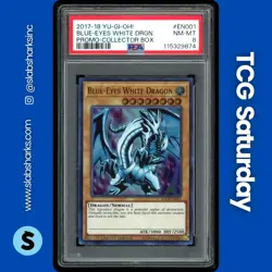 2017 YU-GI-OH! KAIBA COLLECTOR BOX #KACB-EN001 BLUE-EYES WHITE DRAGON PSA 8 - Image 1