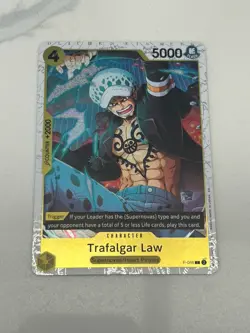 Bandai One Piece CCG Trafalgar Law P-088 Character Foil 5000 Power - Image 1