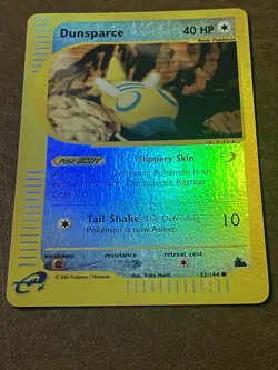Pokemon TCG Skyridge Dunsparce Reverse Holo Card 53/144 English Edition - Image 2