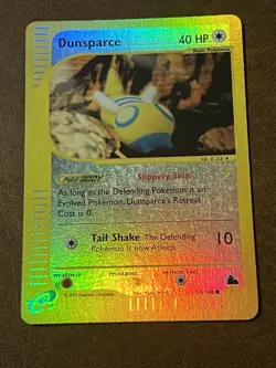 Pokemon TCG Skyridge Dunsparce Reverse Holo Card 53/144 English Edition - Image 3