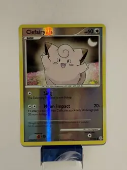 Pokemon Card - Clefairy Diamond and Pearl 77/130 Common Reverse Holo LP/NM - Image 1