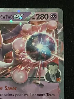 Pokemon TCG: Team Rocket's Mewtwo Ex 081/182 Double Rare Card NM - Image 4