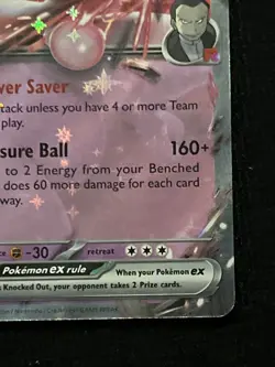 Pokemon TCG: Team Rocket's Mewtwo Ex 081/182 Double Rare Card NM - Image 5