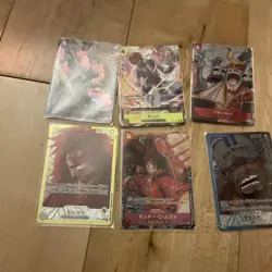 One Piece 6 Ultra Rare Card Same Cards As In Photos - Image 1