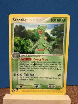 Pokemon TCG Sceptile Ruby and Sapphire Card 20/109 Rare WOTC - Image 1