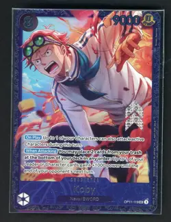2025 ONE PIECE 119 KOBY TREASURE CUP TOP 8 PRIZE CARD SEALED - Image 1
