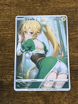 Beautiful Waifu Card - Leafa Forest - Goddess ACG Custom DIY Fan Art Card - Image 1