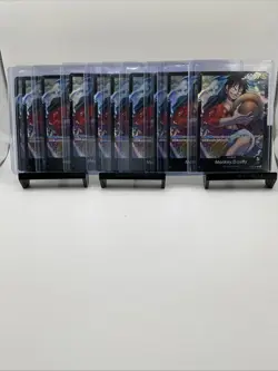 One Piece Monkey D LUFFY Started Deck Foil Lot- 10 Cards - Image 1