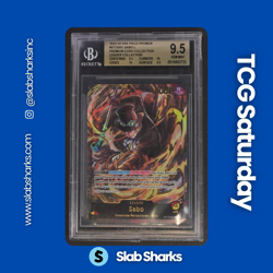 2024 ONE PIECE PROMO CARD #ST13-001 SABO PREMIUM COLLECTION - LEADERS BGS 9.5 - Image 1