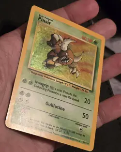 Pinsir 9/64 Jungle Holo Rare - No Symbol Error - Vintage WOTC Pokemon Card - Image 2