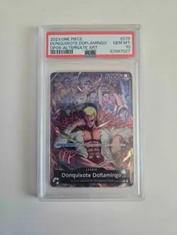 Donquixote Doflamingo OP04-019 Alt Art Leader - PSA 10 - One Piece Card Game - Image 1