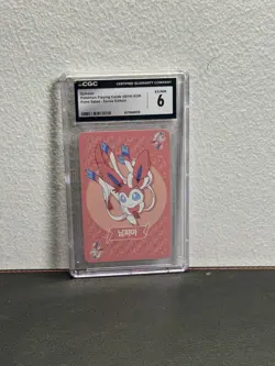 CGC 6 EX/NM Sylveon Point Salad Eevee Edition Korean Pokemon Card - Image 1