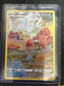 Pokemon TCG Parasect Trainer Gallery Holo Ultra Rare Card TG01/TG30 - Image 1