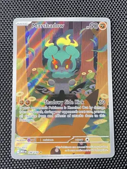 Marshadow 146/132 Mega Evolution Holo Rare Pokemon TCG Card - Image 1