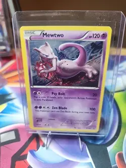 Pokemon TCG Mewtwo XY101 Black Star Promo Card English - Image 1