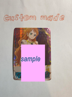 Nami One Piece DON! waifu Gypsie full art holo ACG card doujin - Image 1