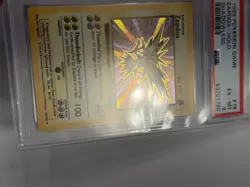 Zapdos Holo Shadowless Base Set 16/102 Graded PSA 6 Pokemon Card 1999 #16 - Image 3
